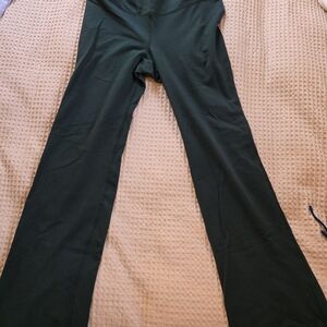 Old Navy Active Dark Green Boot-Cut Pants